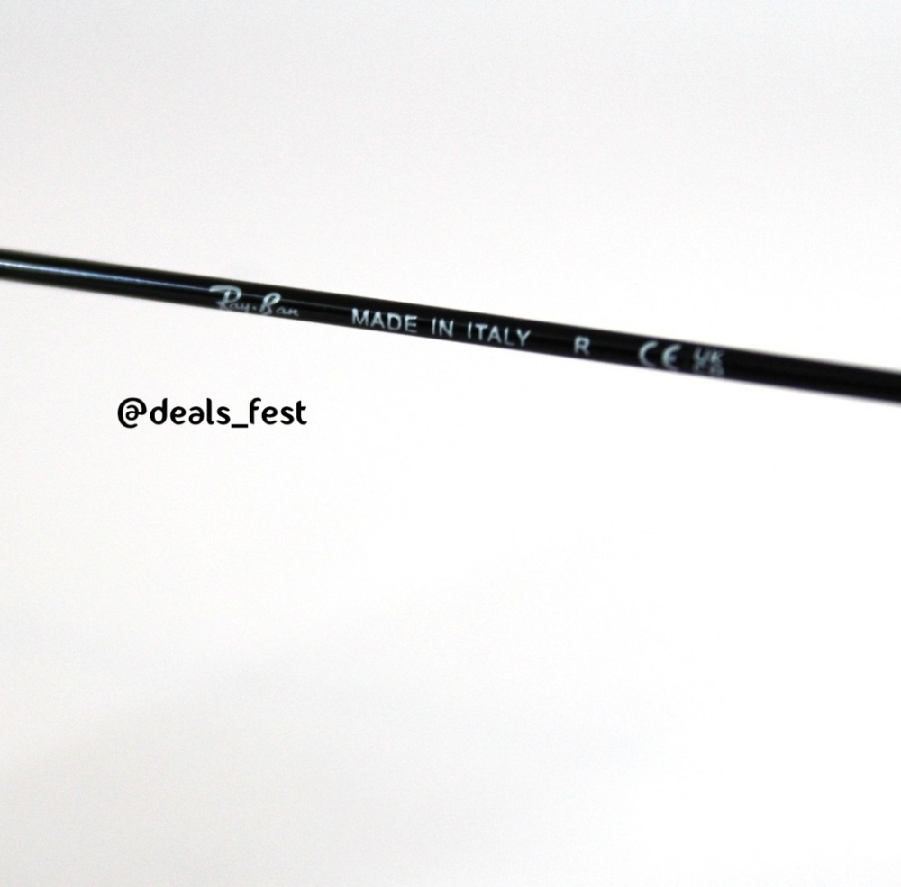 Model Display Ray-Ban Aviator Black RB3025 - Picture 11 of 17